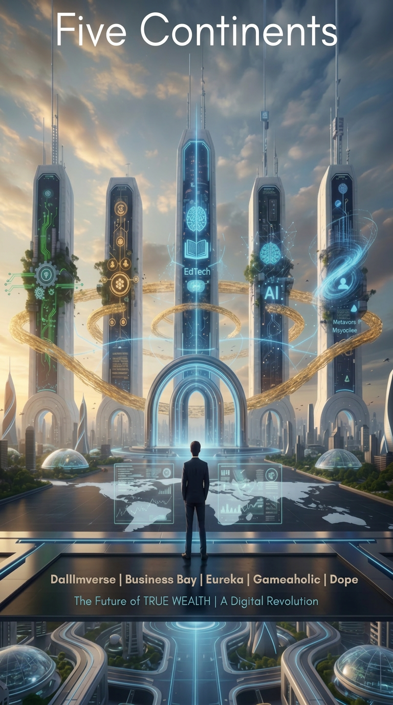 DaMeta1 Five Continents — Da1ILMverse, Business Bay, Eureka, Gameaholic, Dope